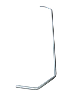 Curtain tube 45° 1/2"x2570 f/manure curtain MB drive IW=2460